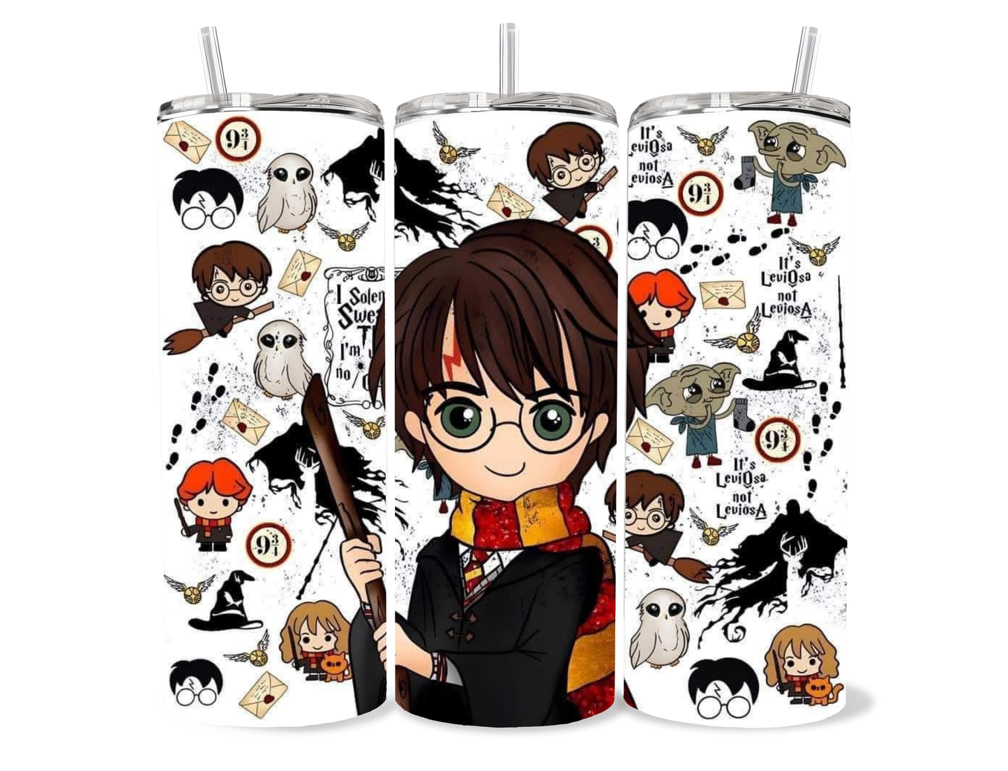 20oz HP cartoon character tumbler