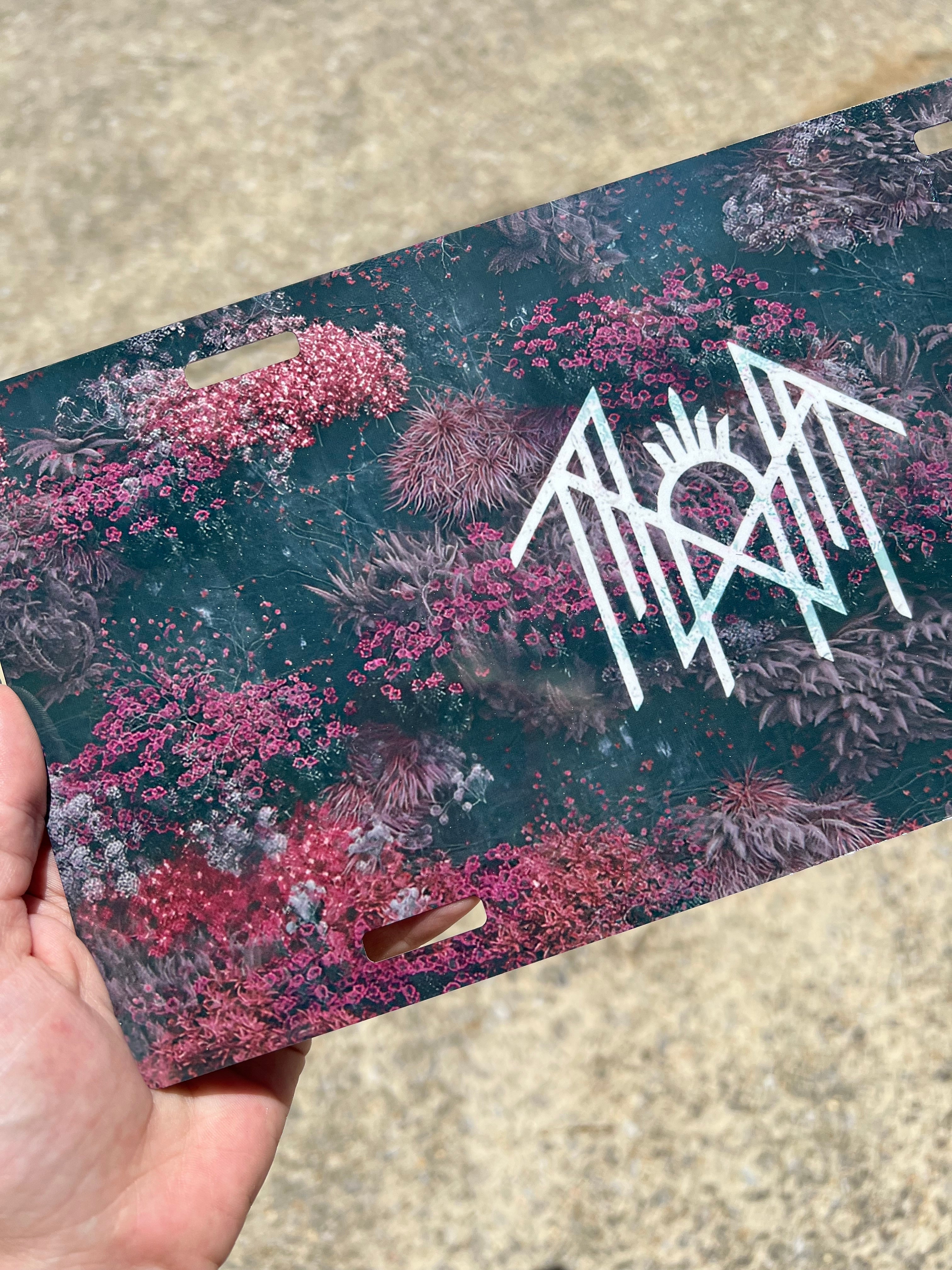 12x6 aluminum Sleep Token decorative License Plate