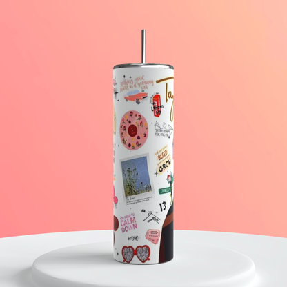 20oz Taylor Swift Tumbler | Swiftie featuring taylor swift swiftie inspired artwork