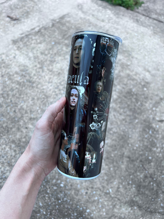 Romantic Gothic Dracula 2025 Movie Tumbler featuring fandom-inspired artwork