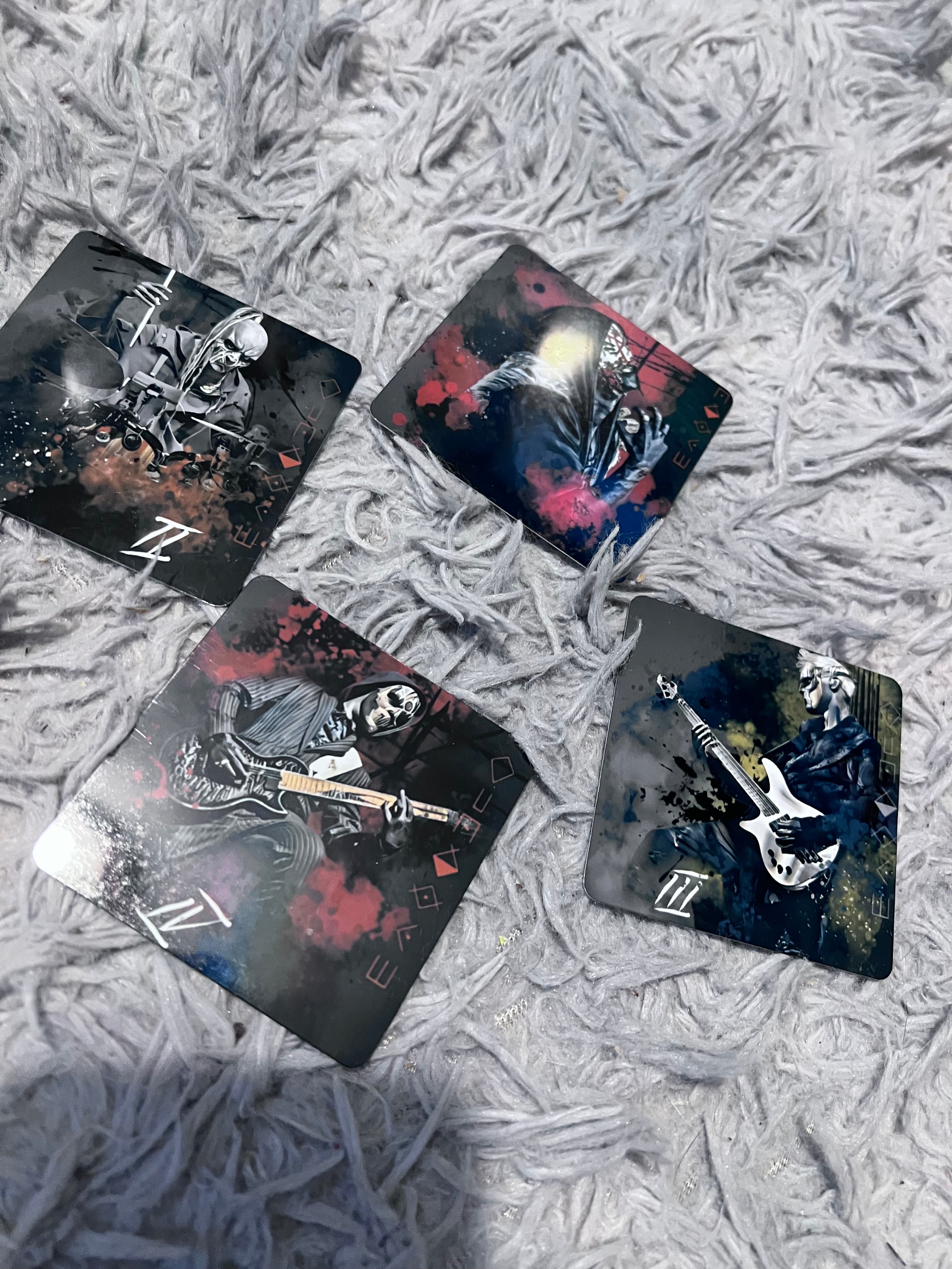 3x3 “Sleep Token” themed Fridge / Office Magnets