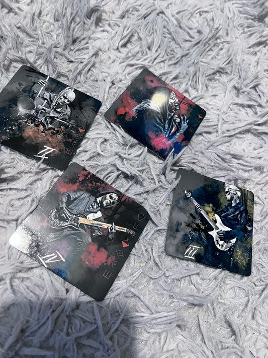 Sleep Token 3x3 Fridge Magnet Set featuring fandom-inspired artwork