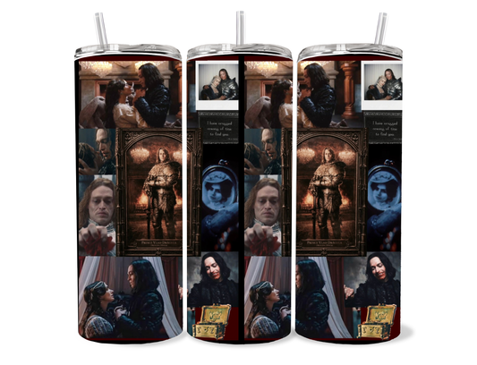 20oz Dracula: A Love Tale Collage Tumbler featuring fandom-inspired artwork