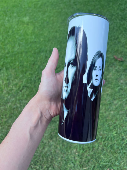 20oz The Sopranos Cast Collage Tumbler featuring the sopranos inspired artwork