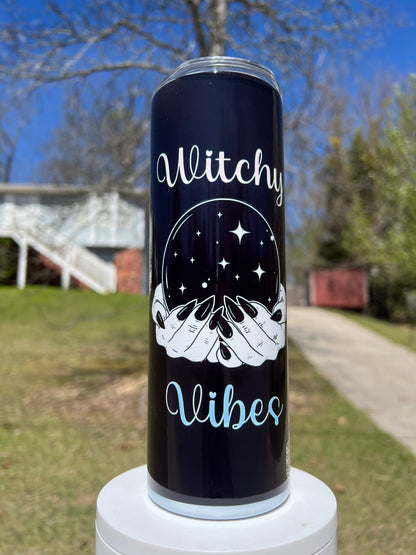 20oz Witchy Vibes Tumbler | Mystical Aesthetic featuring witchy mystical aesthetic inspired artwork