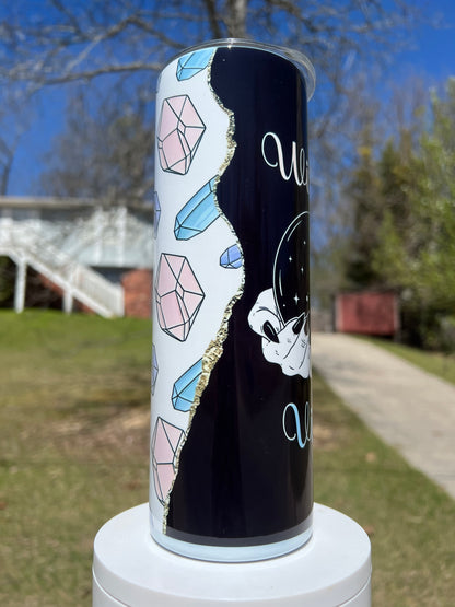 20oz Witchy Vibes Tumbler | Mystical Aesthetic featuring witchy mystical aesthetic inspired artwork