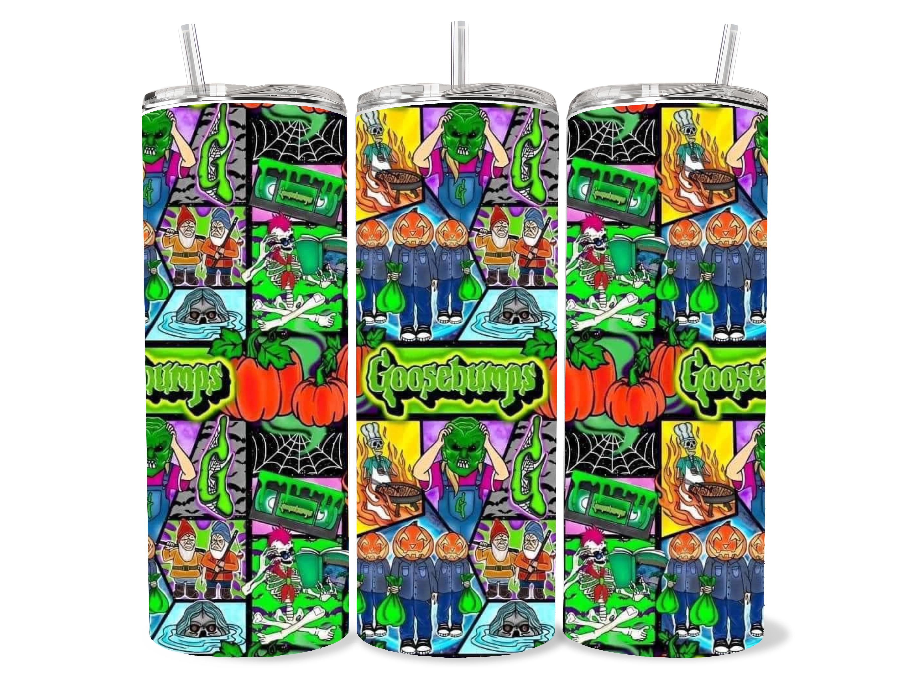 Goosebumps Retro tumbler