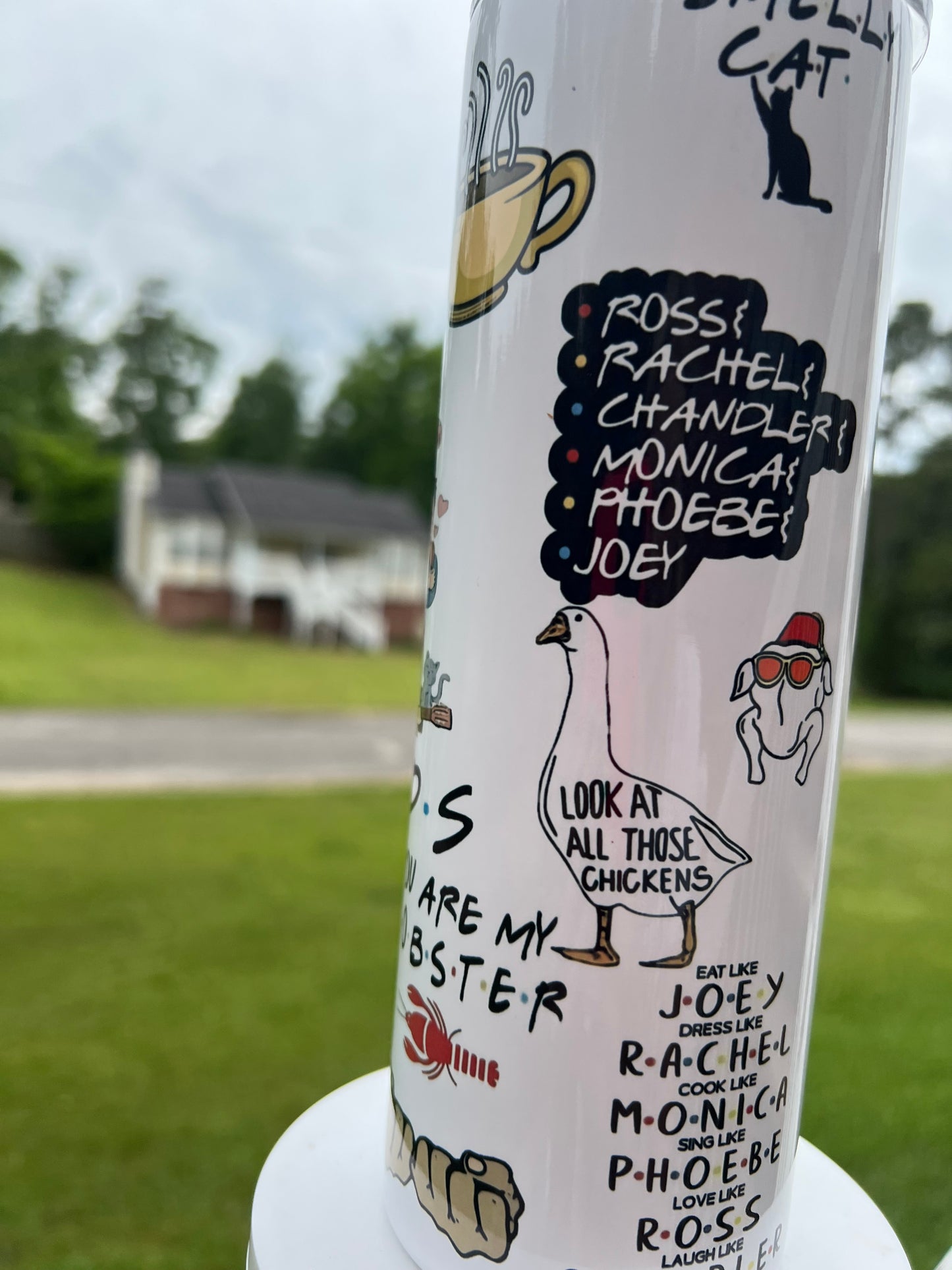 Friends themed tumbler
