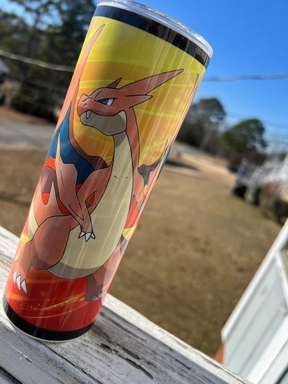 20oz Charizard Tumbler | Pokémon featuring charizard pokémon inspired artwork