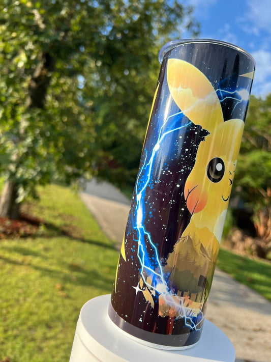 Electric Pika-Pokie Tumbler