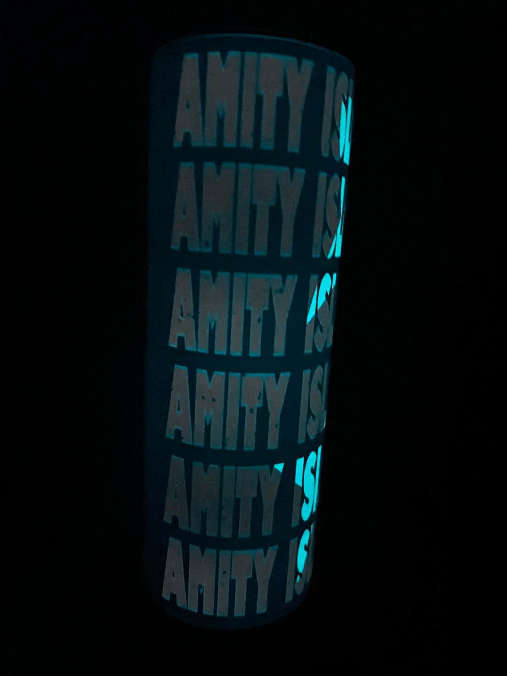 20oz Glow In the Dark Tumbler - Amity Island themed - Jaws themed