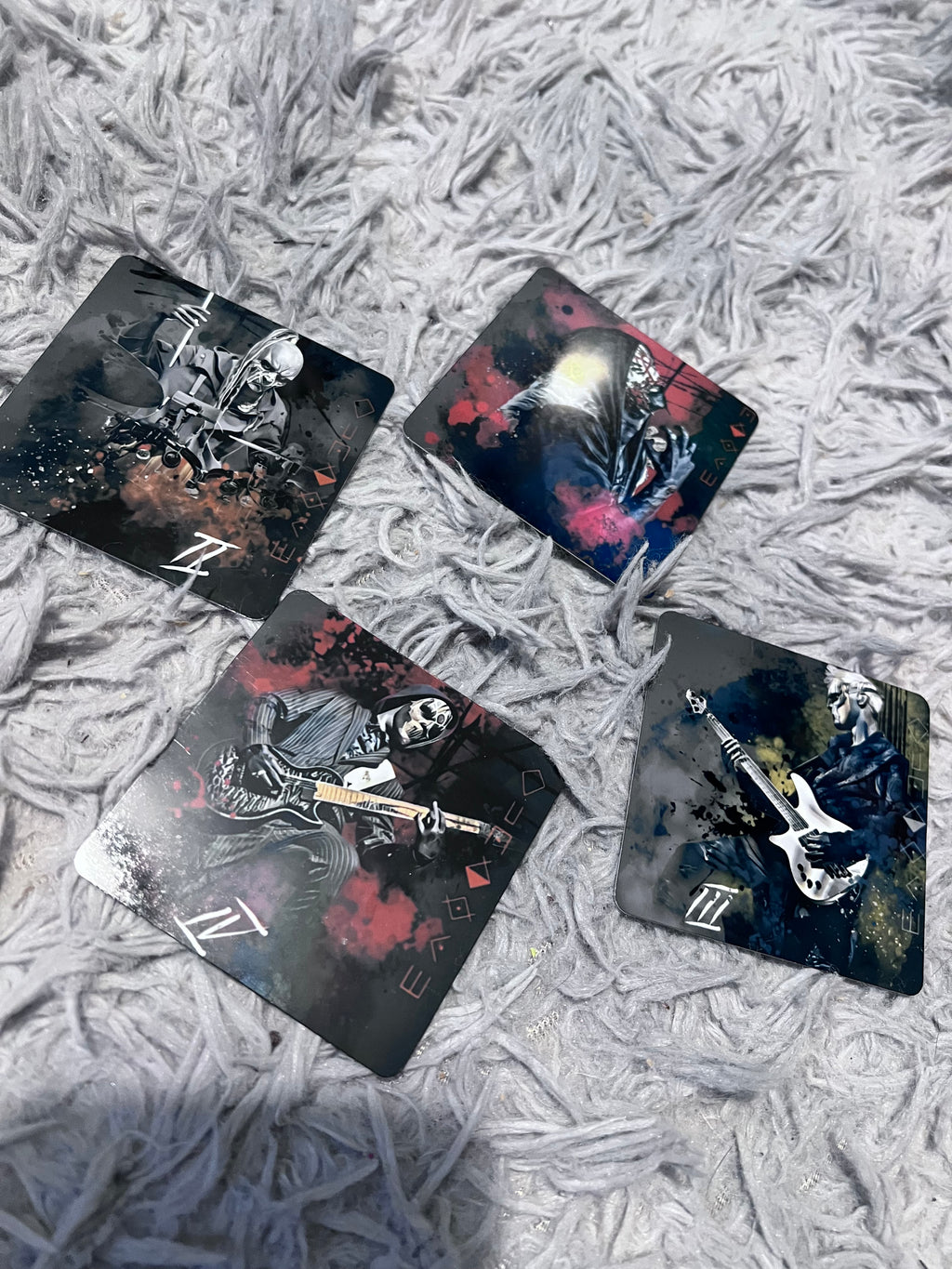 3x3 “Sleep Token” themed Fridge / Office Magnets