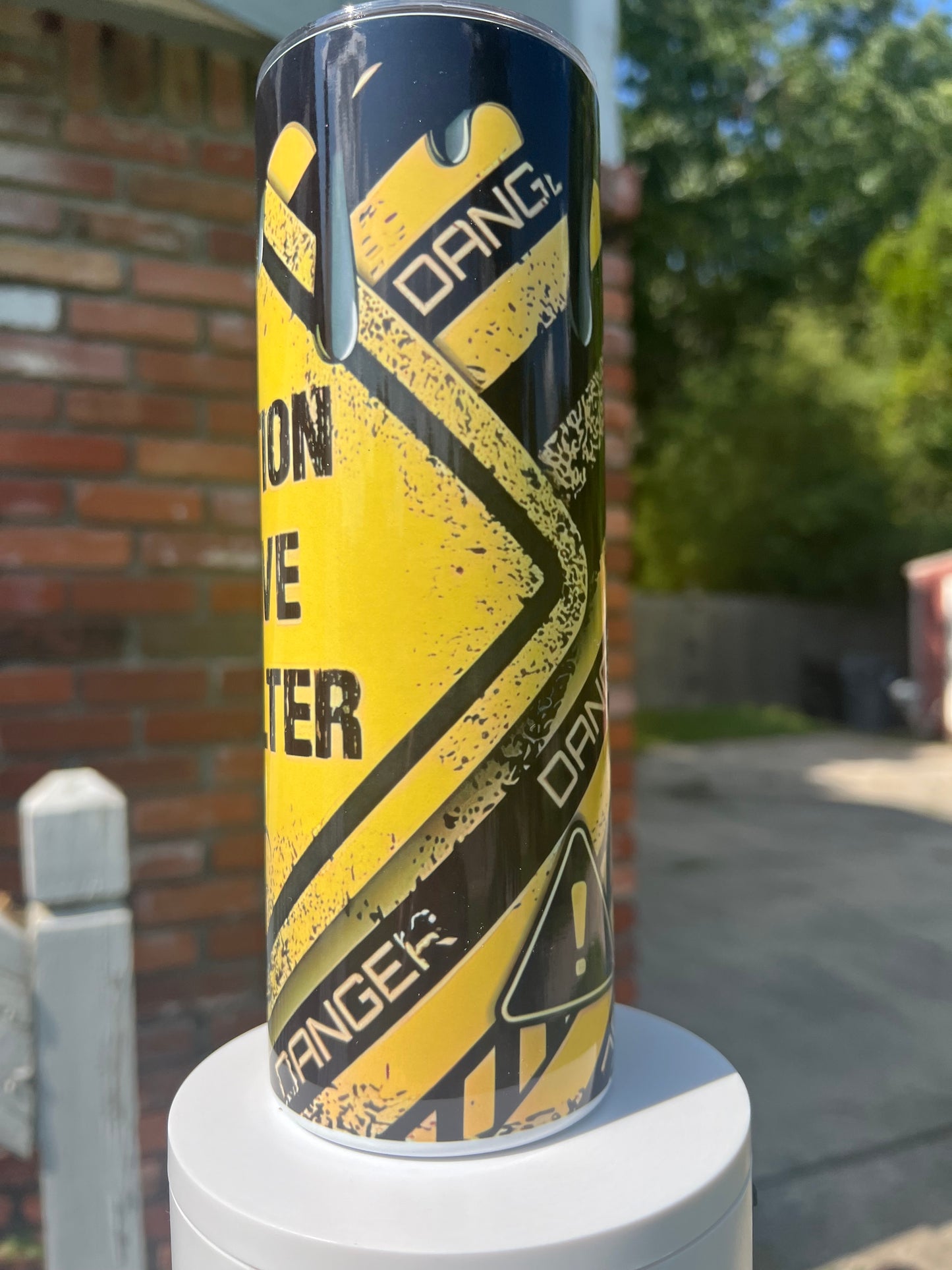 “No filter “ tumbler