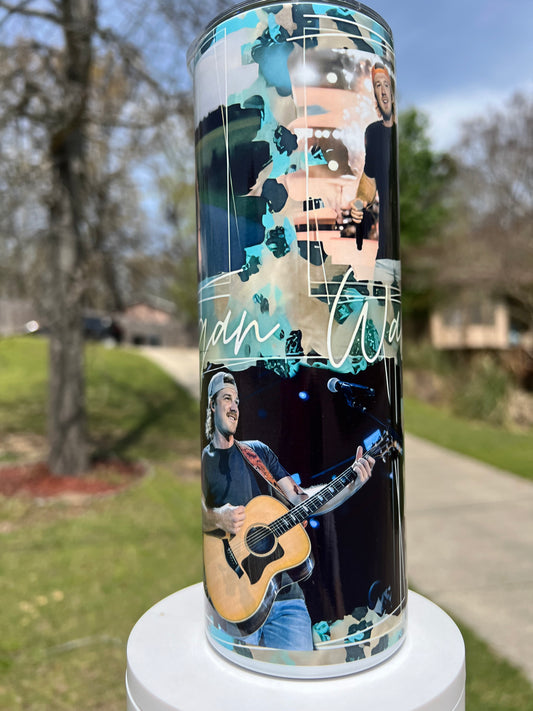 20oz Morgan Wallen Tumbler | Country Music featuring morgan wallen country music inspired artwork