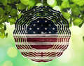 Patriotic 8 inch Wind spinner