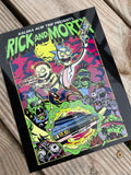 Rick and Morty 8x10 aluminum sign