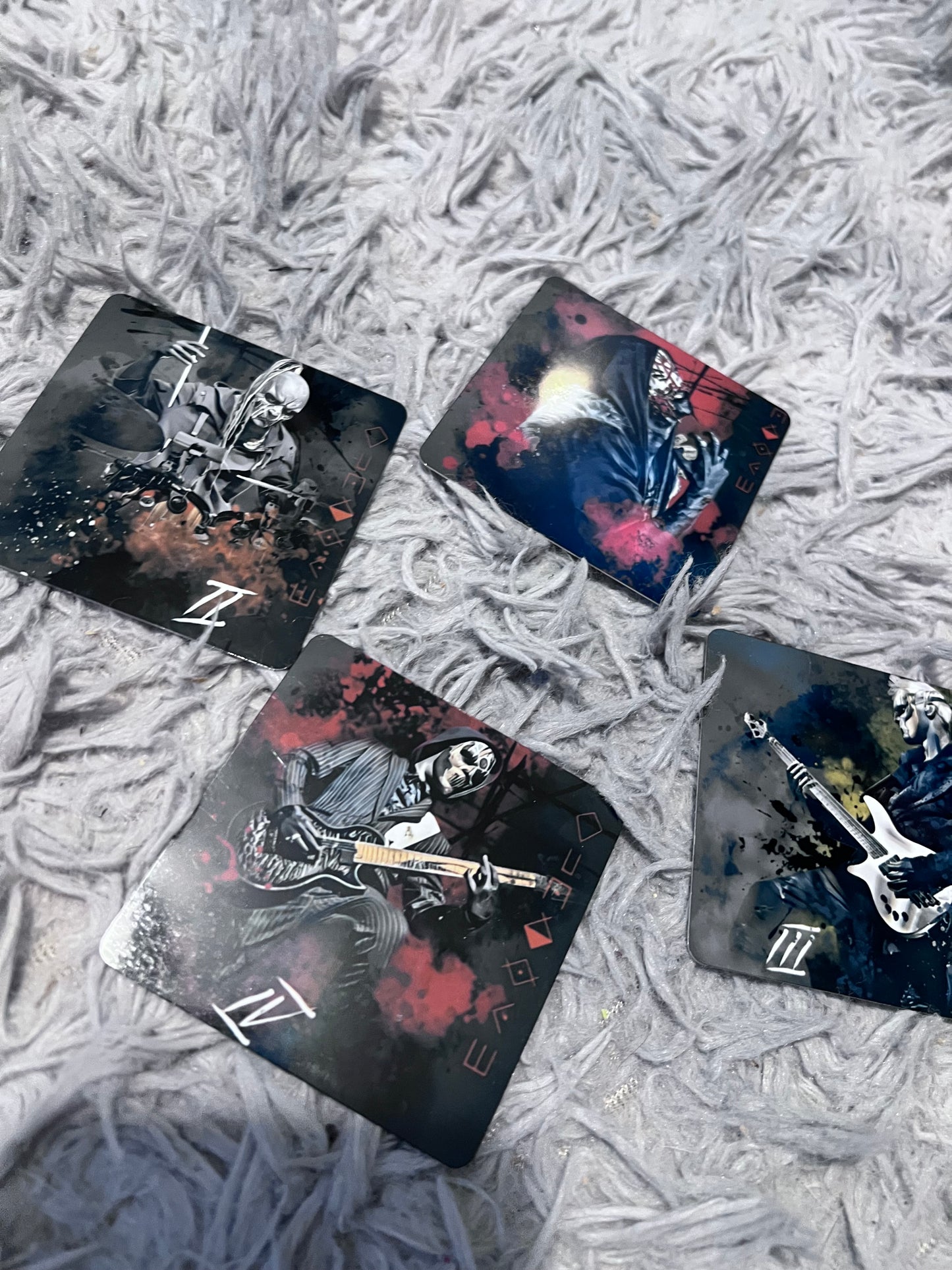 Sleep Token 3x3 Fridge Magnet Set featuring fandom-inspired artwork