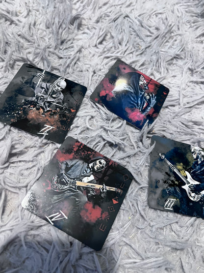 Sleep Token 3x3 Fridge Magnet Set featuring fandom-inspired artwork