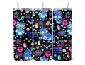 20oz Cute Kpop Demon Hunters collage themed tumbler