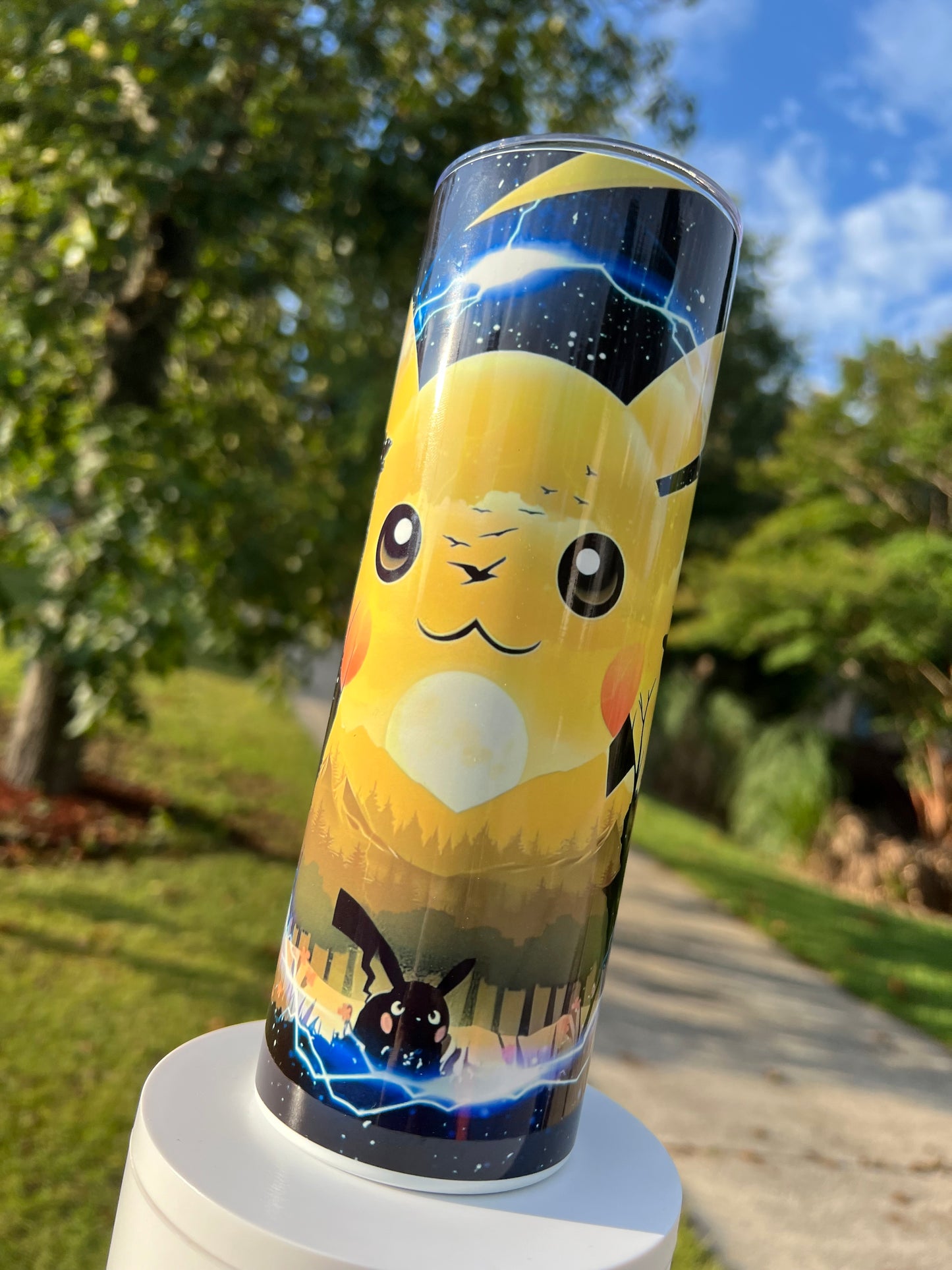 Electric Pika-Pokie Tumbler