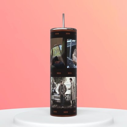 20oz Dean Winchester Tumbler | Supernatural featuring dean winchester supernatural inspired artwork
