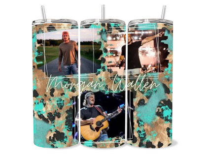 20oz Morgan Wallen Tumbler | Country Music featuring morgan wallen country music inspired artwork
