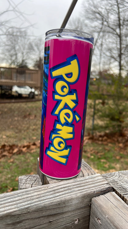 20oz Pokémon Tumbler | Pokémon Fan featuring pokémon fandom inspired artwork