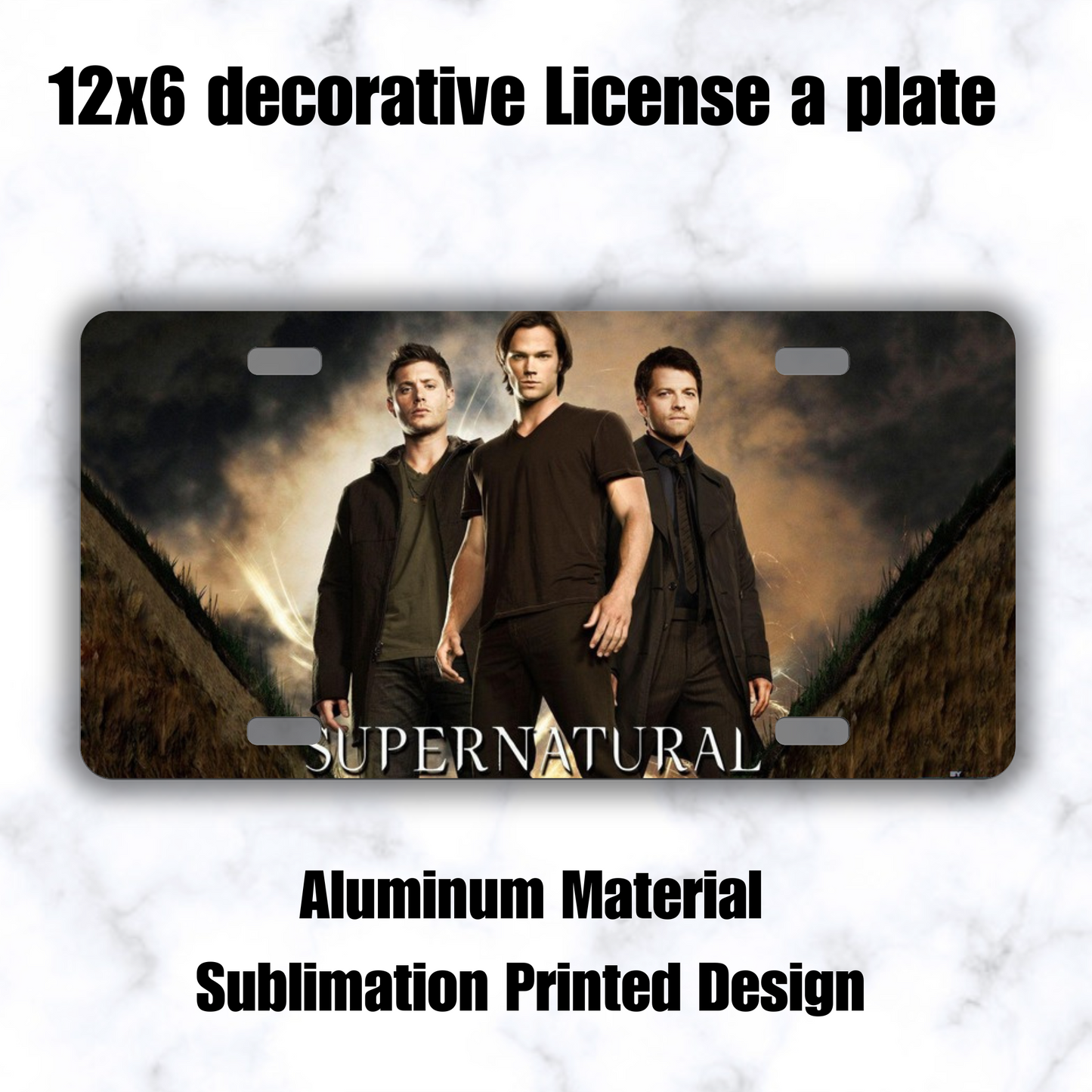 Supernatural License Plate
