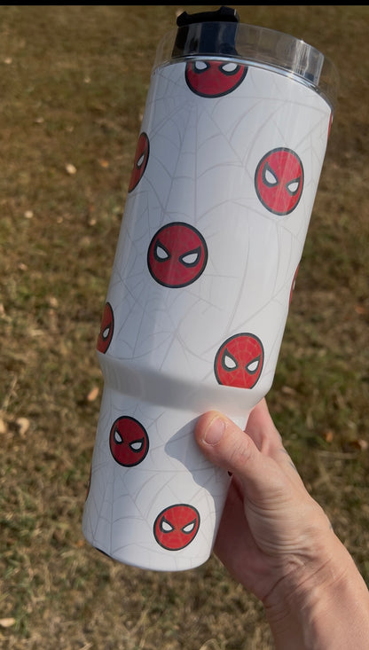Spider Inspired 40oz Tumbler featuring the fandom-inspired design
