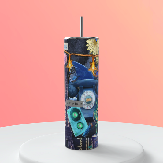 20oz Taylor Swift Midnights Tumbler featuring taylor swift midnights inspired artwork