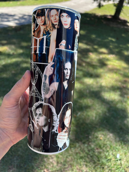 HIM Band Tumbler 20oz | Ville Valo Heartagram Gothic Rock Cup⁠