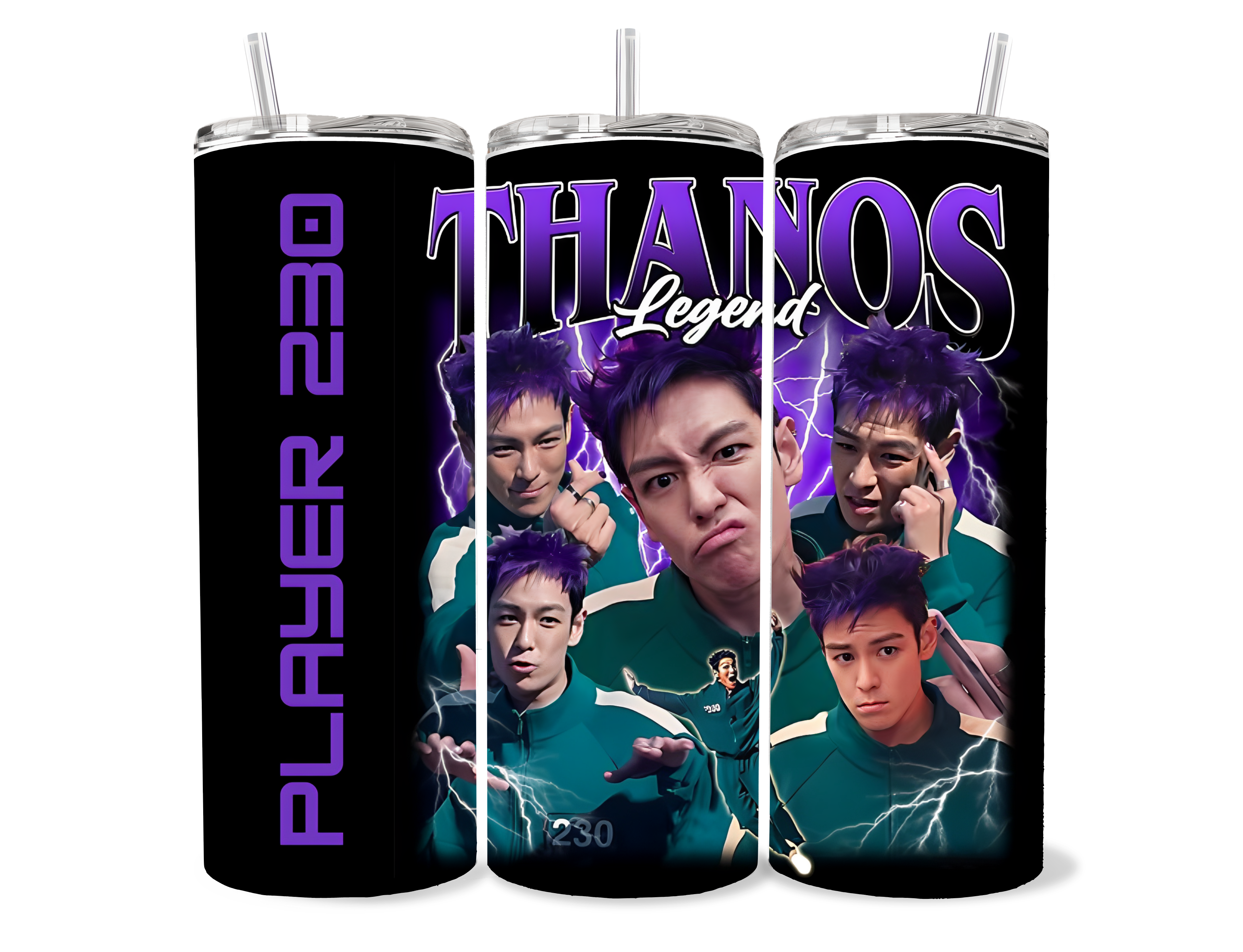 Player 230- squid games- Thanos tumbler