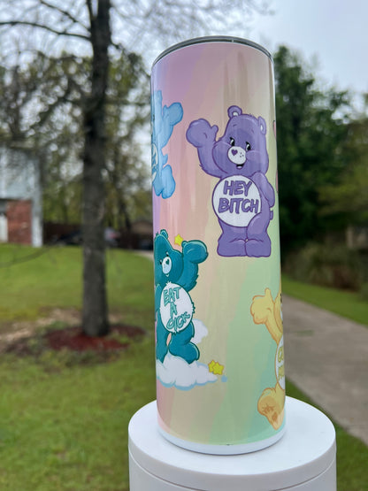 Swear Bears Tumbler | Cute & Sassy featuring swear bears cute sassy inspired artwork