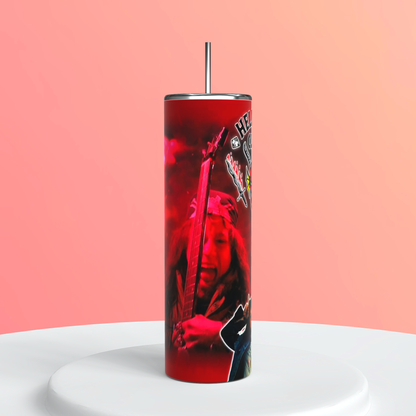 20oz Eddie Munson Tumbler | Stranger Things featuring eddie munson stranger things inspired artwork