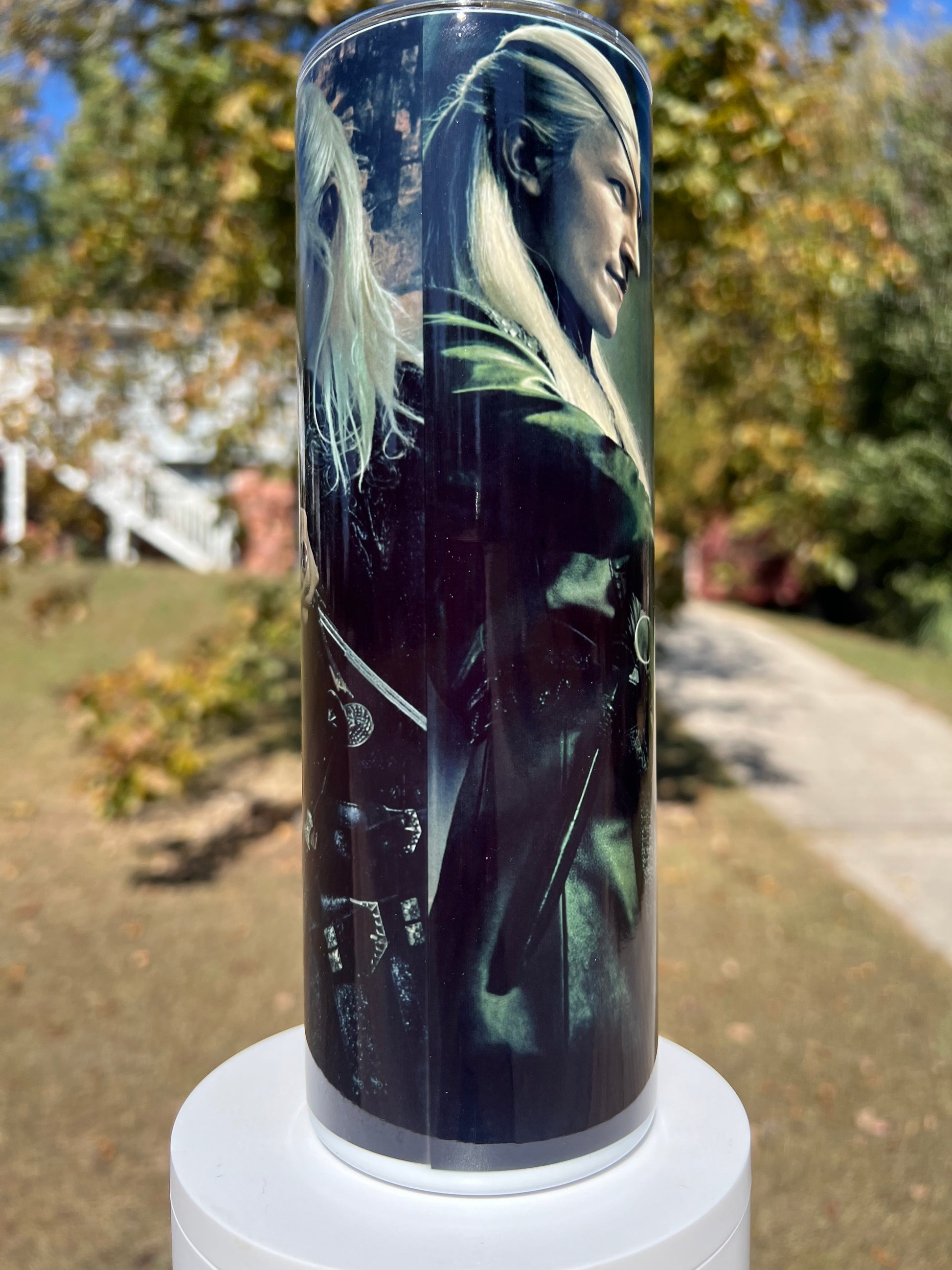Game of Thrones Targaryen Tumbler 20oz | Daemon & Aemond Cup | Dragon Aesthetic Fantasy Drinkware featuring the design artwork