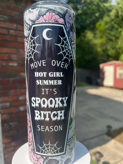 20oz Spooky Season Tumbler | Halloween Design featuring the themed design