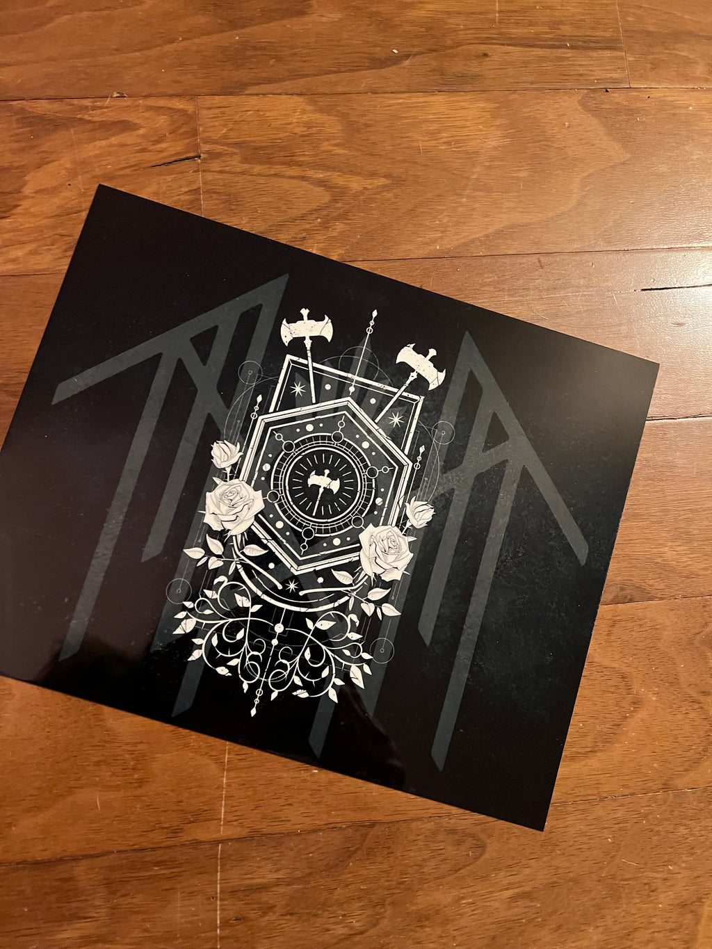 8x10 aluminum Decorative sign- Sleep Token Themed Decor Sign