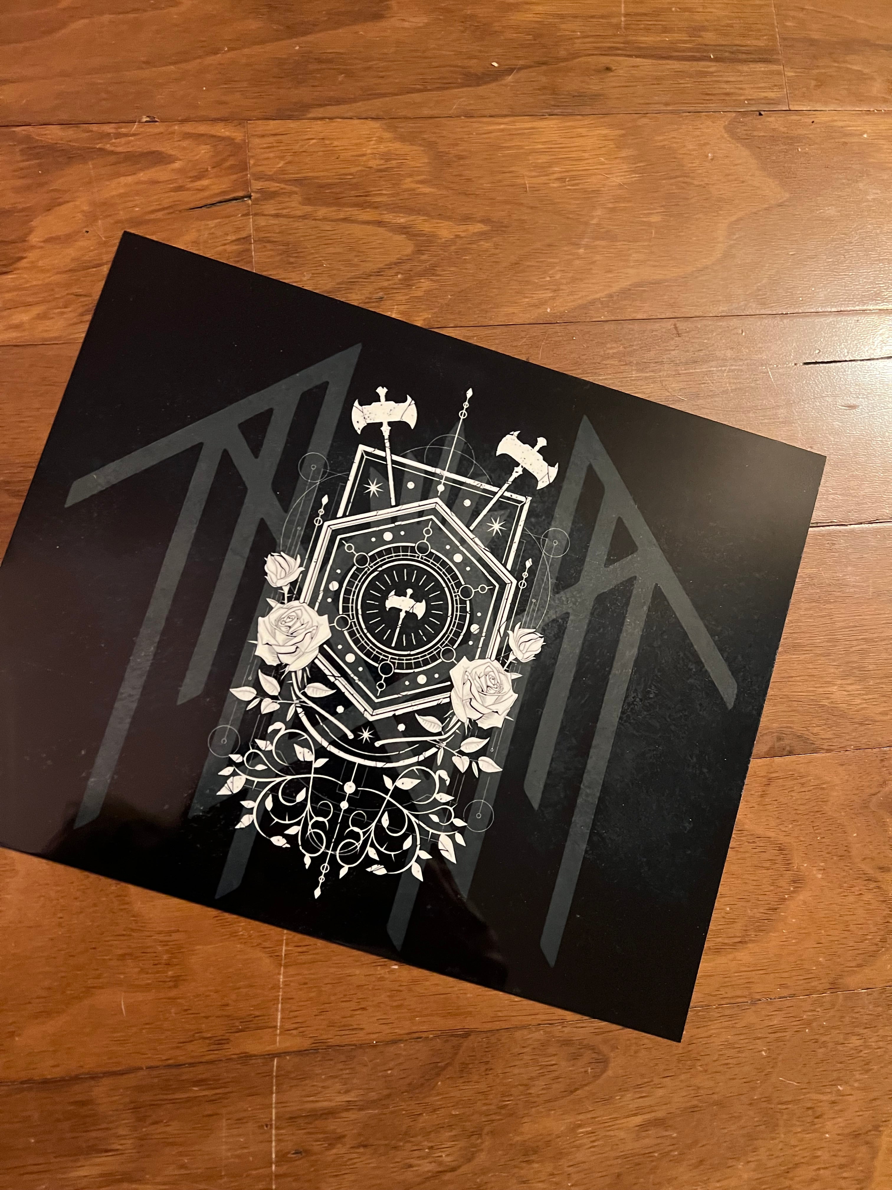 8x10 aluminum Decorative sign- Sleep Token Themed Decor Sign