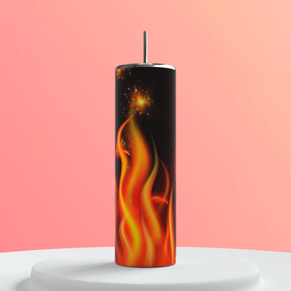 20oz Red Dragon Eye Tumbler | Fantasy featuring red dragon fantasy inspired artwork