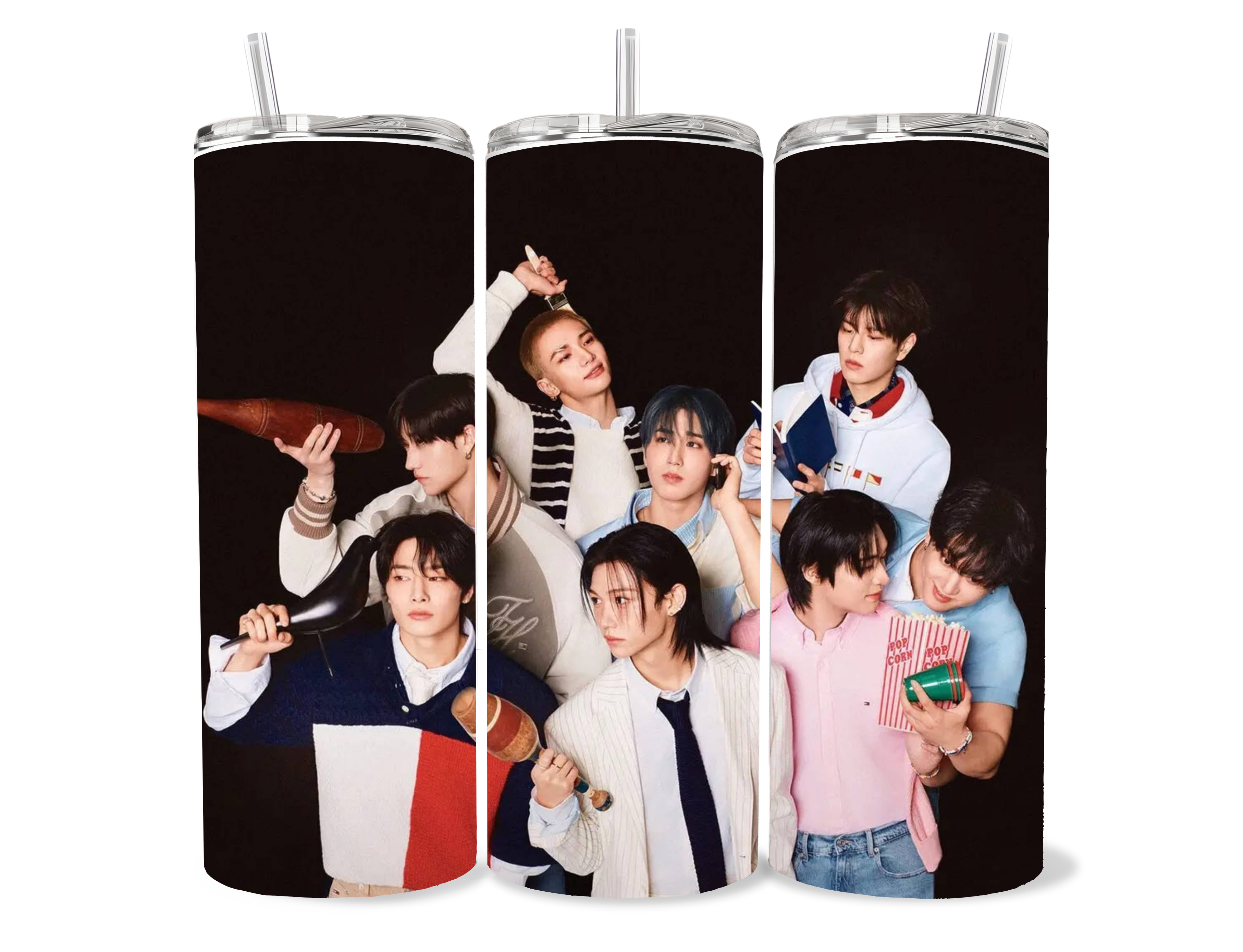    stray kids tumbler 20oz kpop stay fan cup stainless steel