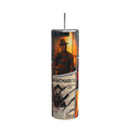 20oz Freddy Krueger tumbler featuring Nightmare on Elm Street inspired artwork and horror-themed graphics.