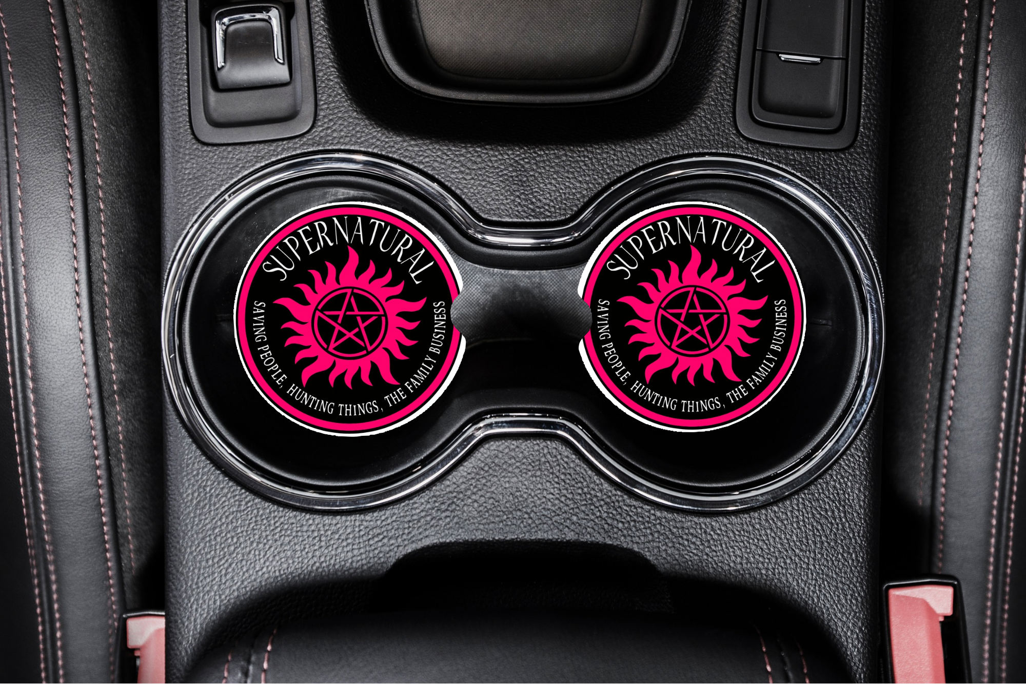 Supernatural Car Coaster set