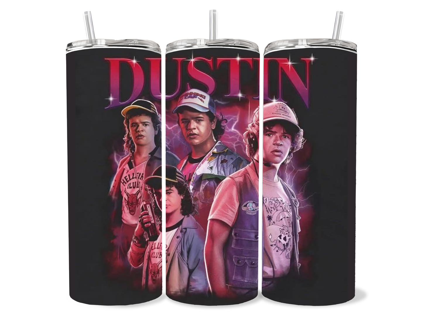 20oz Stranger things “character ” themed tumbler cup