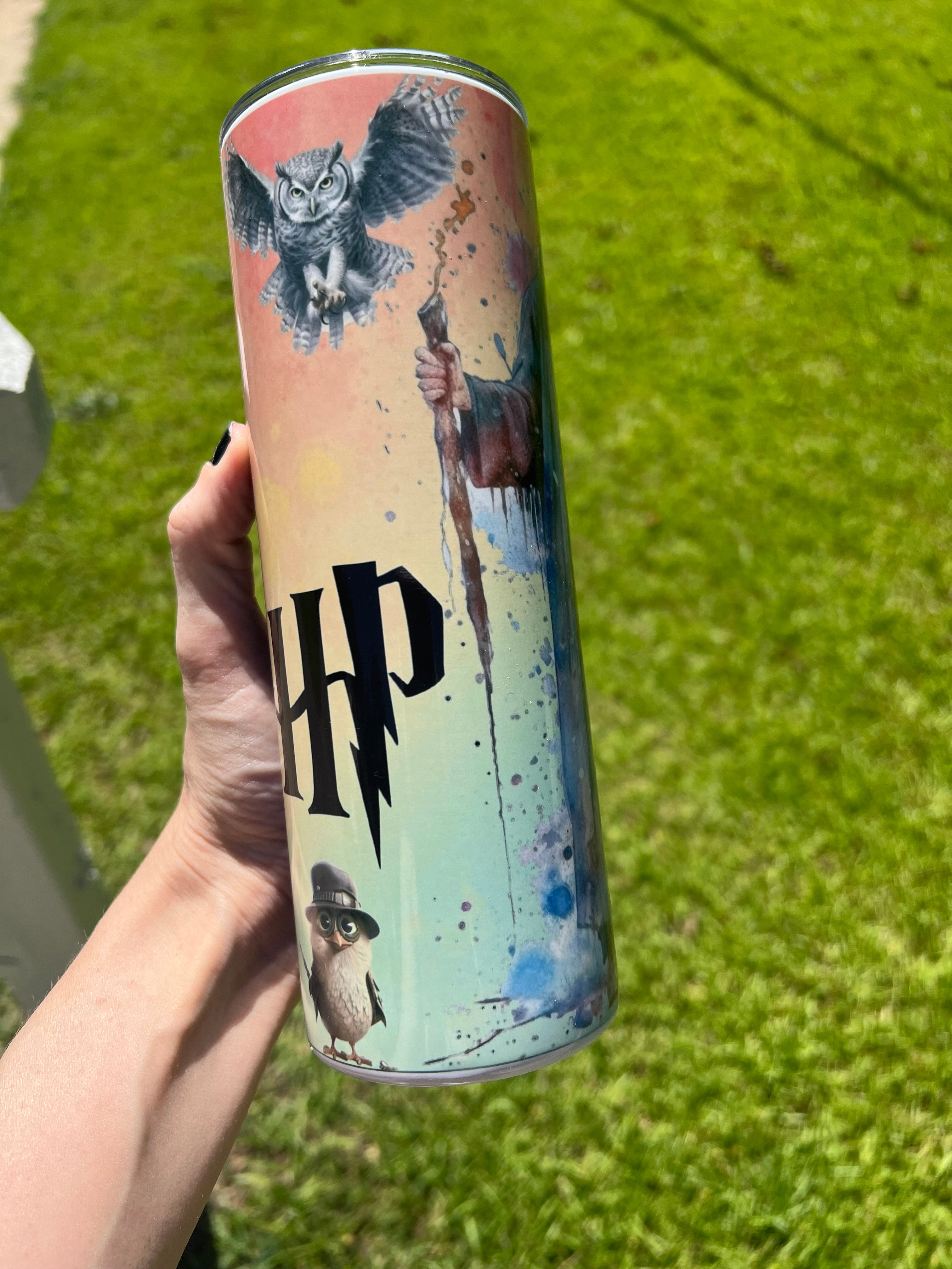 Harry Potter bright colored tumbler