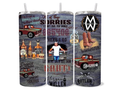     Morgan Wallen collage tumbler 20oz country music fan cup stainless steel