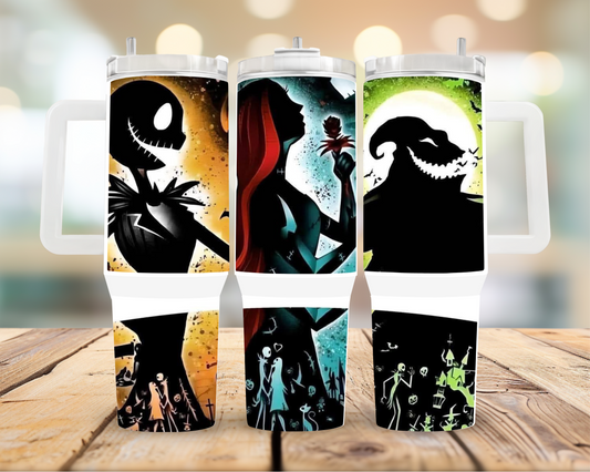 40oz Nightmare Before Christmas tumbler