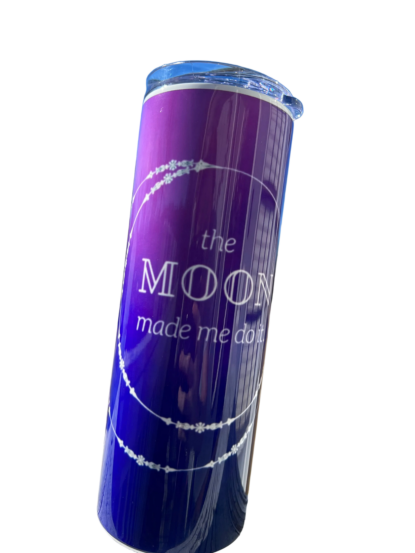 20oz The Moon Made Me Do It Tumbler | Witchy featuring witchy celestial astrology inspired artwork
