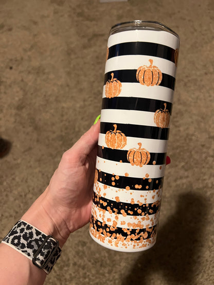 Pumpkin Tumbler | Fall & Halloween featuring pumpkin fall halloween inspired artwork