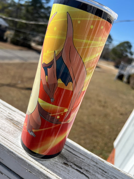 20oz Charizard Tumbler | Pokémon featuring charizard pokémon inspired artwork