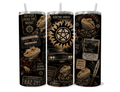 Beardies of Culture™ Saving People, Hunting Dubias 20oz Stainless Steel Tumbler | Classic Rock Beardie Cup